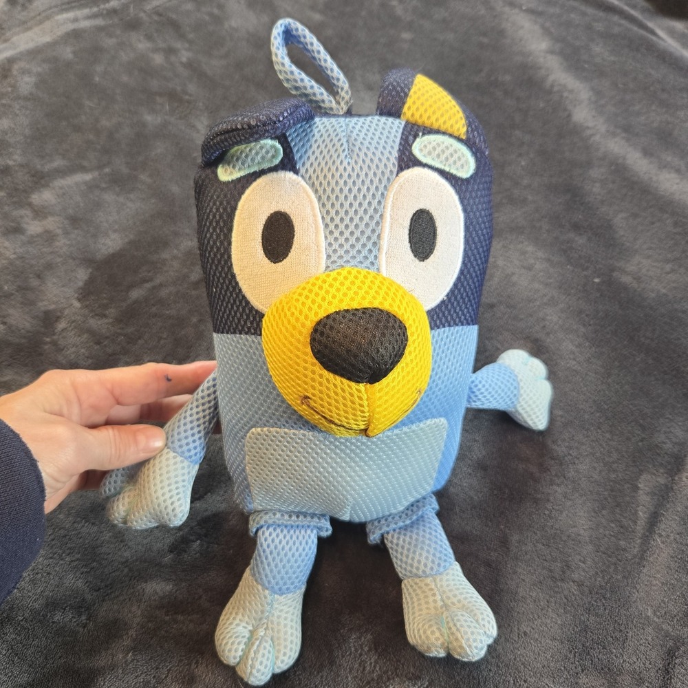 Bath Time Bluey‎ 13" Bath Buddy Plush Quick Dry Materiel